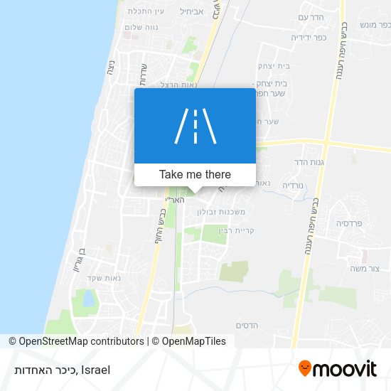 כיכר האחדות map