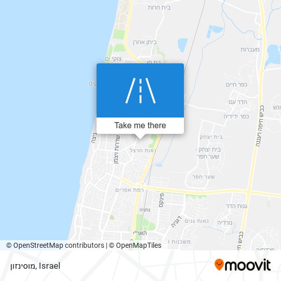 מוסינזון map