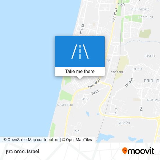 מנחם בגין map