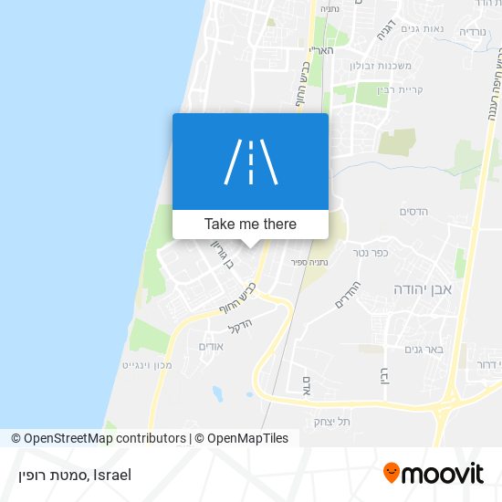 סמטת רופין map