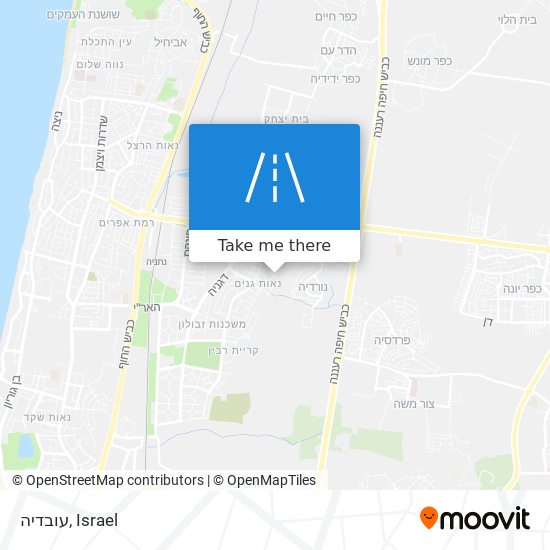 עובדיה map