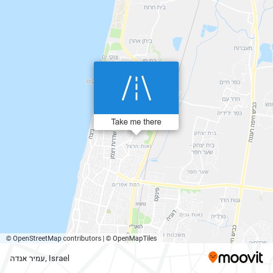 עמיר אנדה map