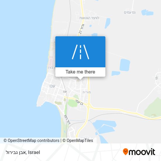 אבן גבירול map