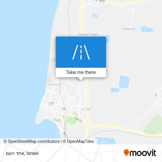 אחד העם map
