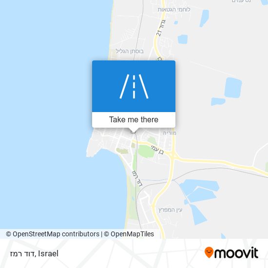 דוד רמז map