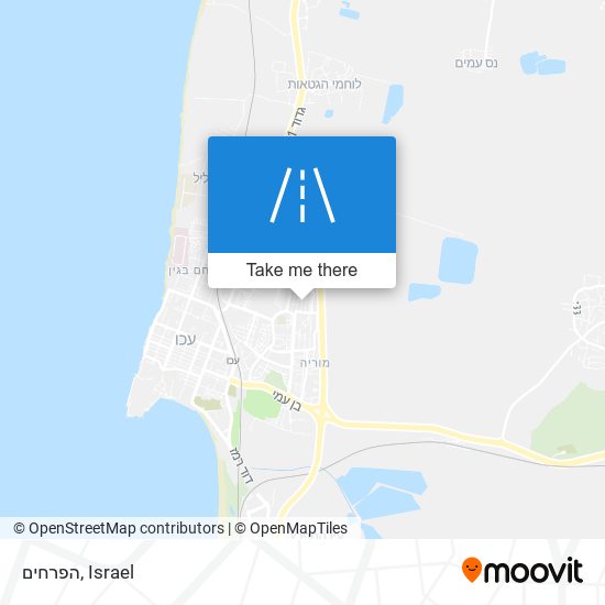 הפרחים map