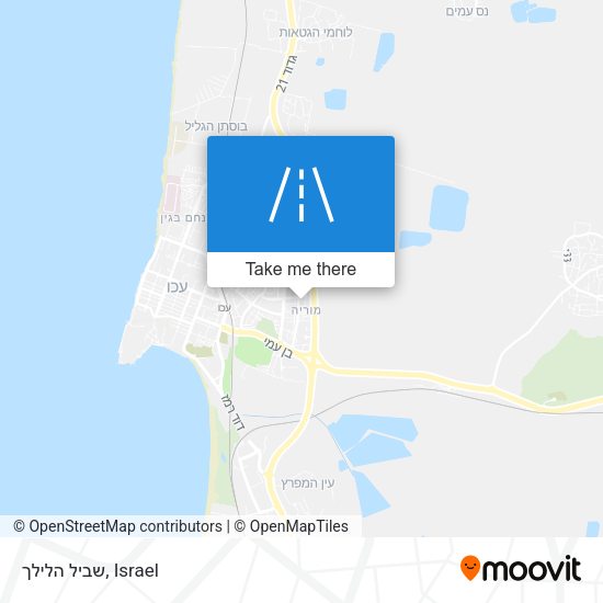 שביל הלילך map