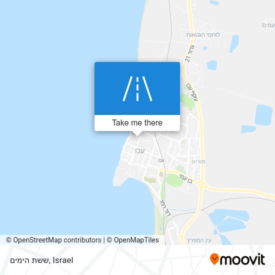 ששת הימים map
