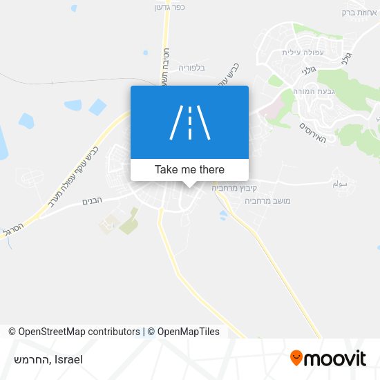 החרמש map