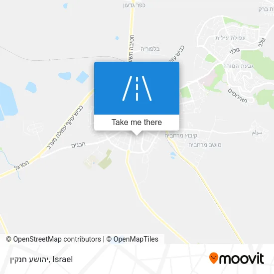 Карта יהושע חנקין