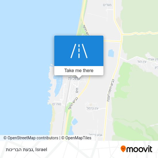 גבעת הבריכות map