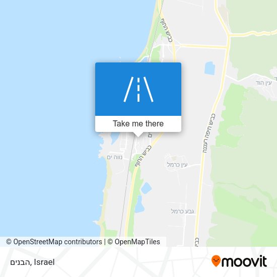 הבנים map