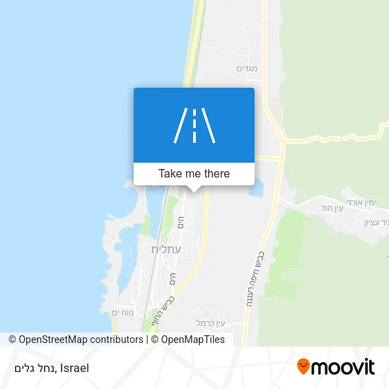Карта נחל גלים