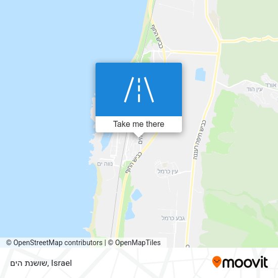 שושנת הים map