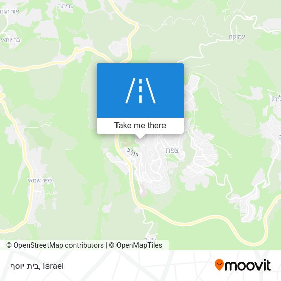 בית יוסף map