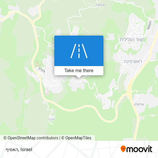 האסיף map