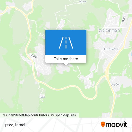 הירדן map