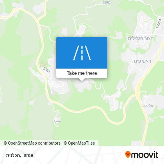 הכלנית map