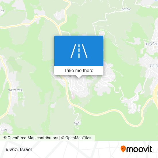 הנשיא map