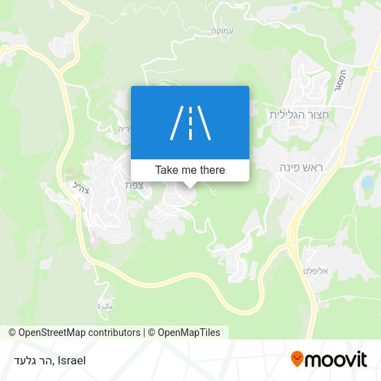 Карта הר גלעד