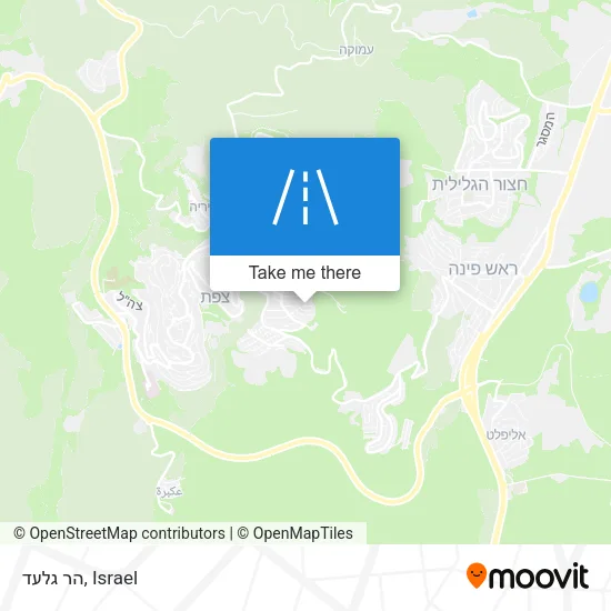 Карта הר גלעד