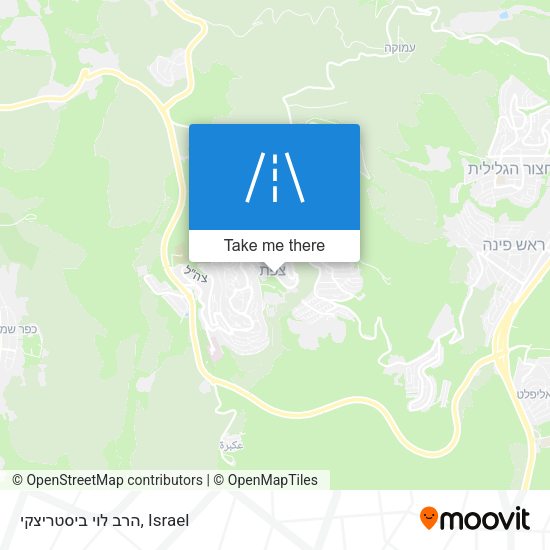 הרב לוי ביסטריצקי map