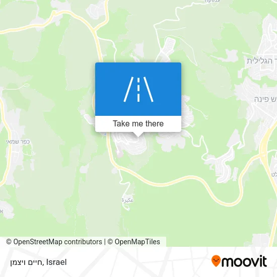 Карта חיים ויצמן