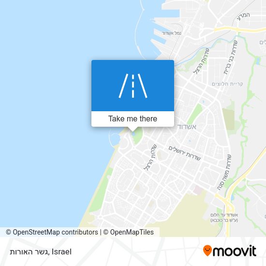 גשר האורות map