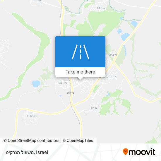 Карта משעול הנרקיס