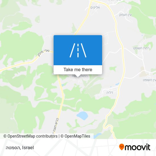 הסמטה map