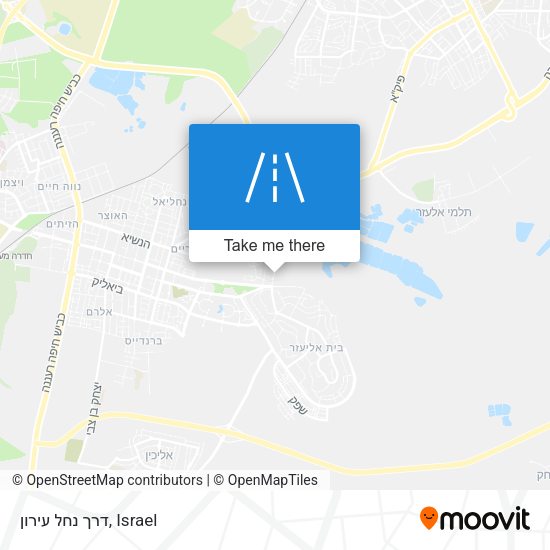 Карта דרך נחל עירון