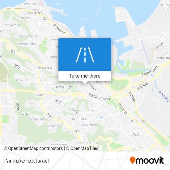 ככר שלמה וול map