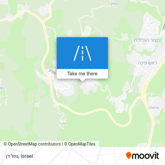 נחל דן map