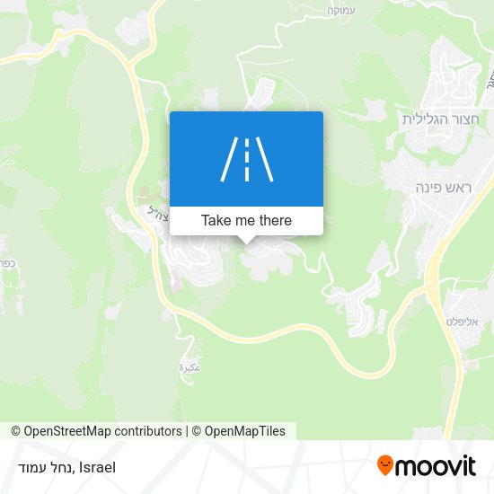 Карта נחל עמוד
