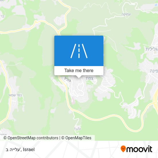 עלייה ב' map