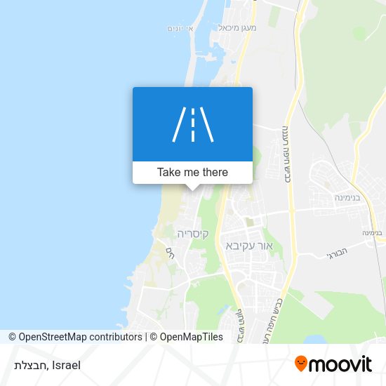 חבצלת map