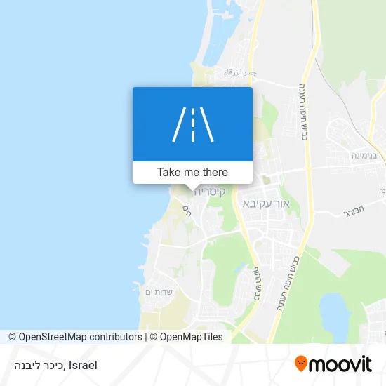 כיכר ליבנה map