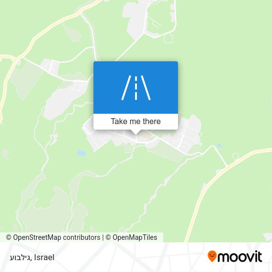 גילבוע map