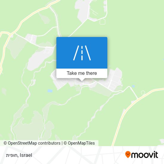 חופית map