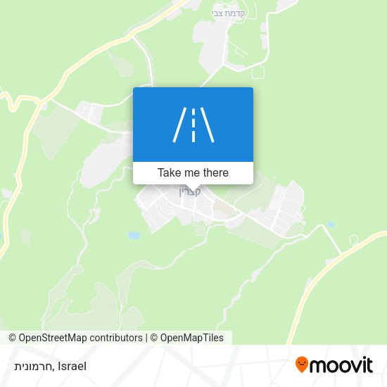 חרמונית map