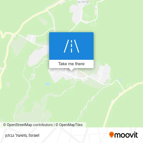 Карта משעול גבתון