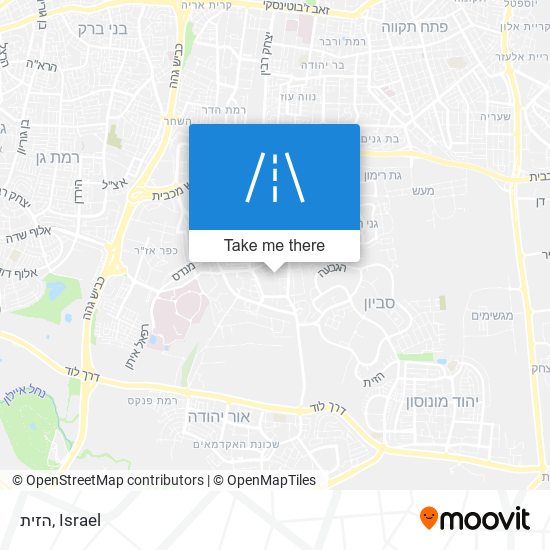 הזית map