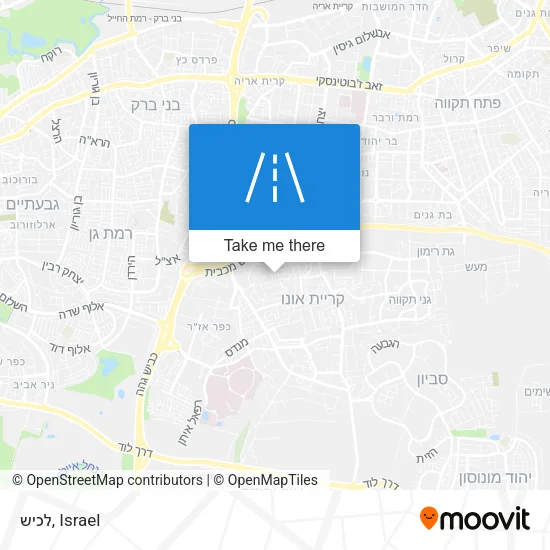 Карта לכיש