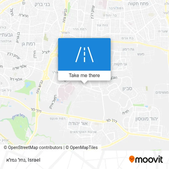 Карта נחל גמלא