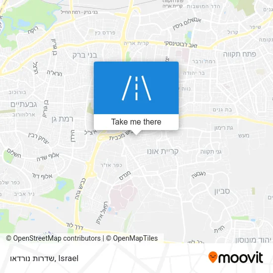 Карта שדרות נורדאו