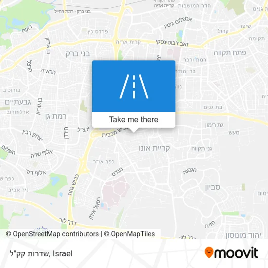 Карта שדרות קק"ל