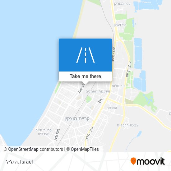 הגליל map