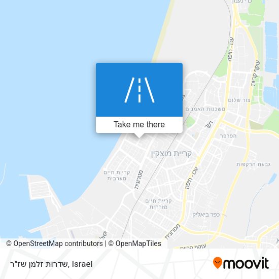 שדרות זלמן שז"ר map