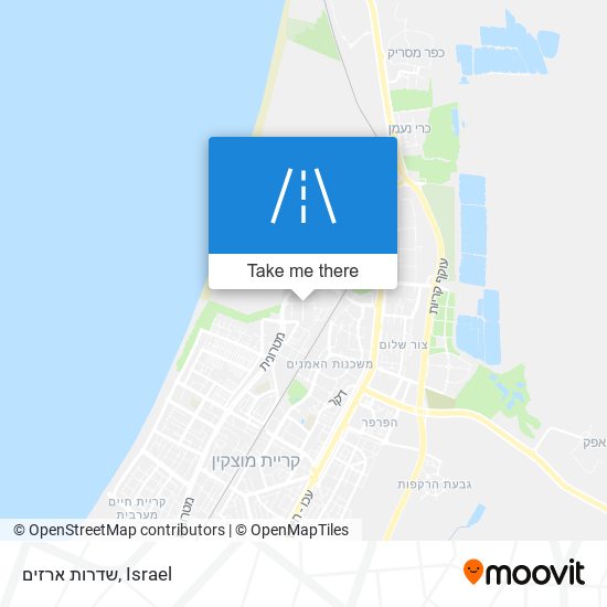 שדרות ארזים map