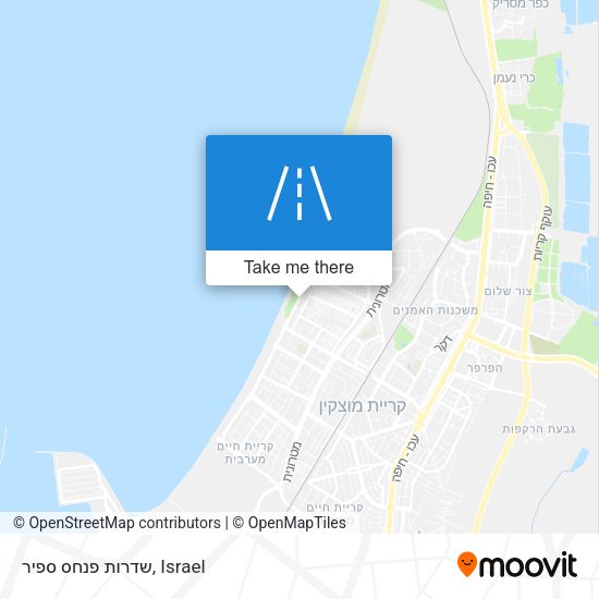 שדרות פנחס ספיר map
